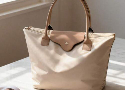 Women’s Large-Capacity Zipper Shoulder Tote Bag