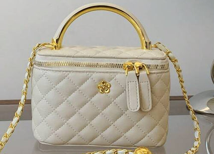 Women’s Checkered Mini Top Handle Bag
