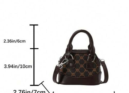 Women’s Printed Patchwork Mini Shell Crossbody Handbag